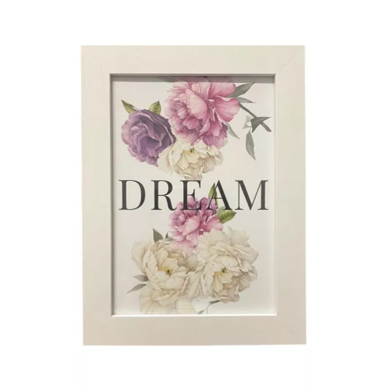 Rama foto decorativa Shirley, format 15x21, cadru din lemn, alb - imagine 4